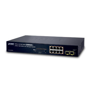 Planet Switch  8-p Gigabit 8xPoE 2xSFP Layer2 B100-120W